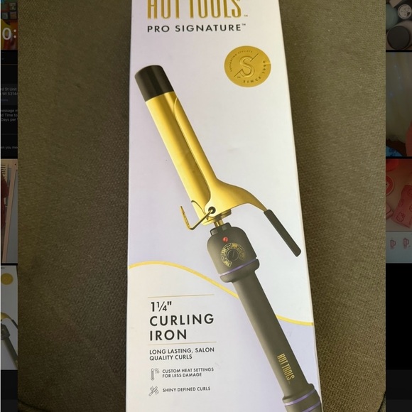 Hot Tools Pro Signature Gold Curling Iron - Picture 1 of 1